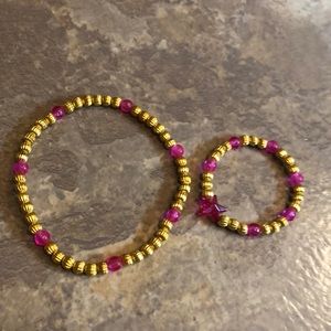 Mommy and daughter bracelet jewelry